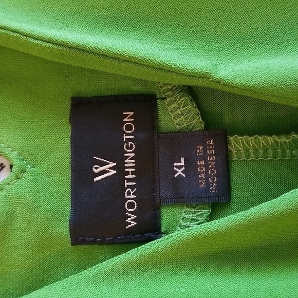 Worthington Bundle – 2 XL Blouses | Bell Sleeve + V-Neck Tank | Career to Casua - Picture 6 of 16